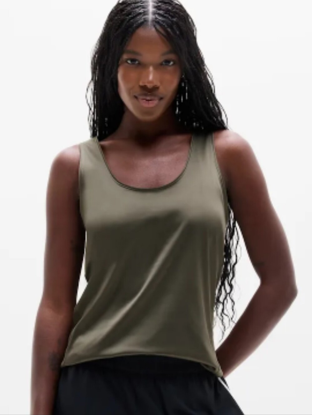 Featherweight Satin Tank